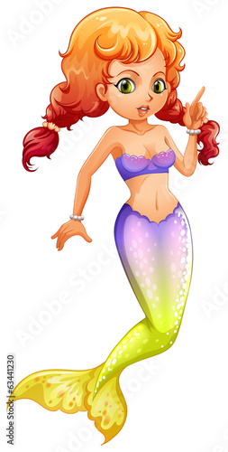 A beautiful mermaid