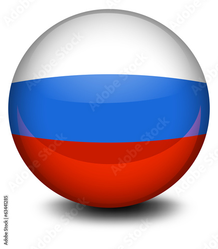 A ball with the Russian flag Free Download A ball with the Russian flag - GFXLoad