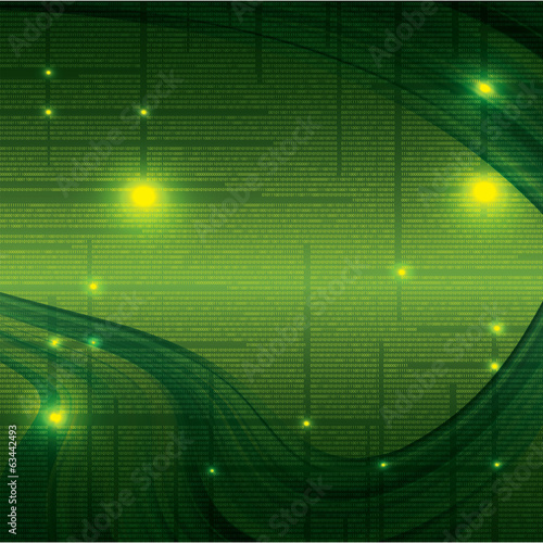 Abstract tech binary background