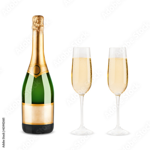 bottle of champagne