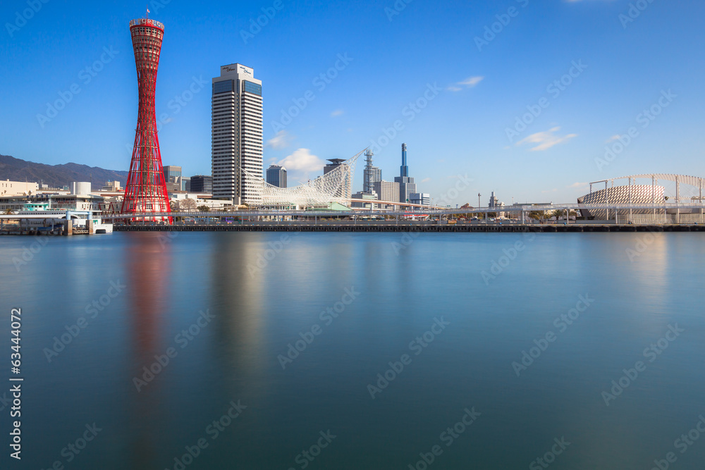 Fototapeta premium Kobe Port Island Tower