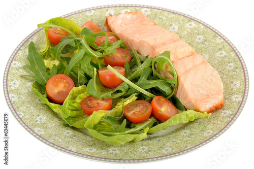 Salmon with Salad