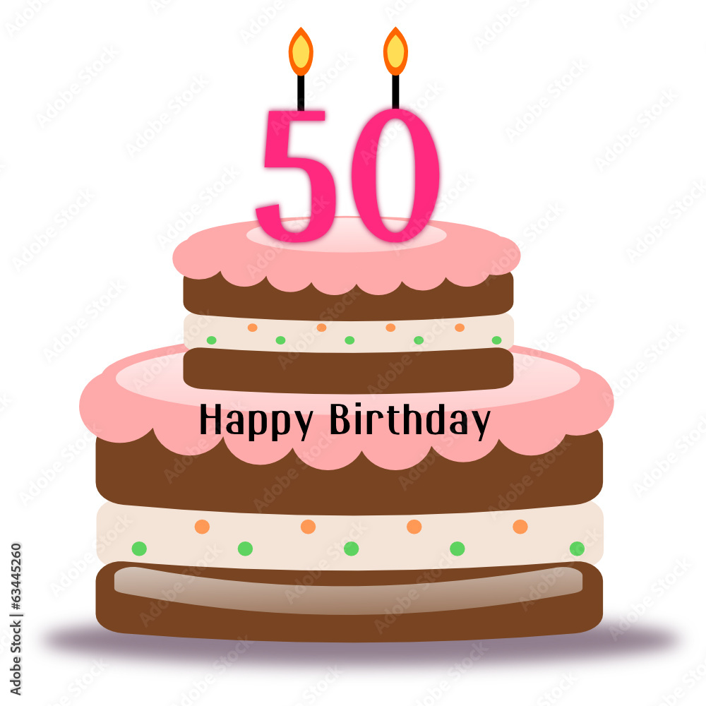 Torta di compleanno per i 50 anni Torta di compleanno per i 50 anni