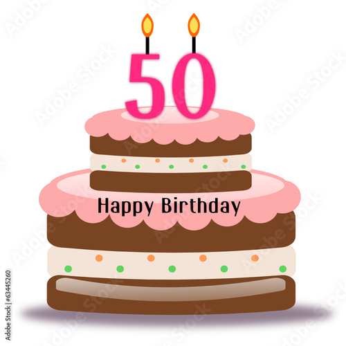 Torta di compleanno per i 50 anni
