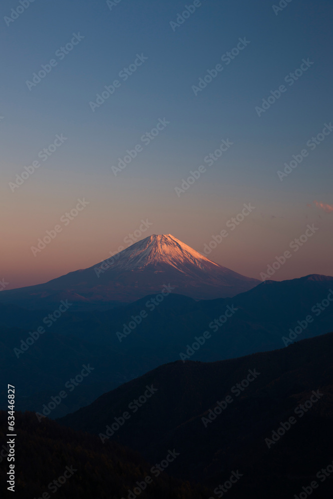 Fototapeta premium Góra Fuji z Góry Kushigata