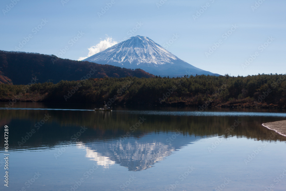 西湖からの富士山 西湖からの富士山