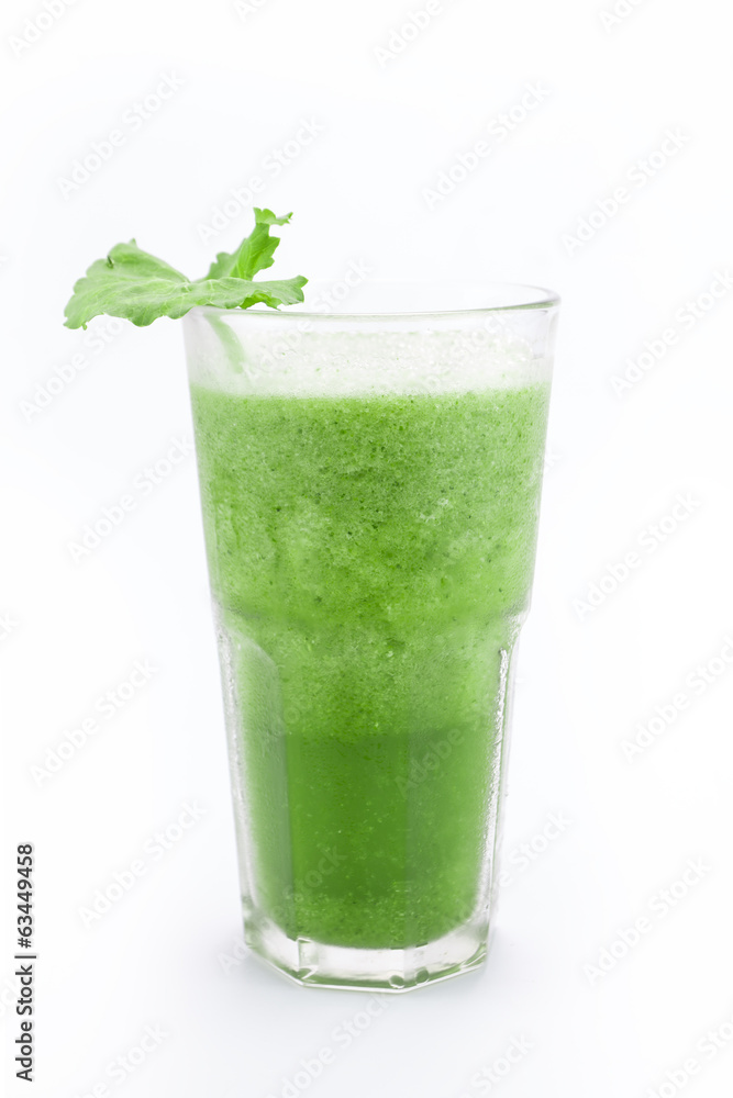 Pennywort or asiatic herbal Smoothie in glass Pennywort or asiatic herbal Smoothie in glass