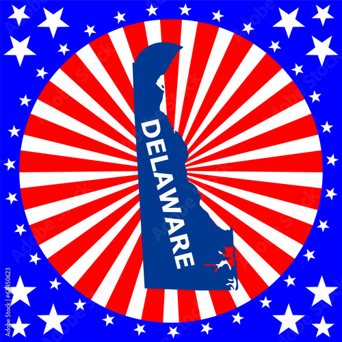 map of the U.S. state of Delaware