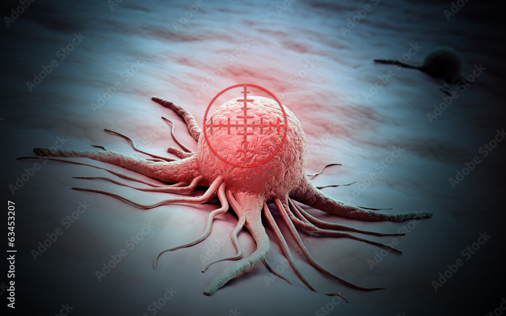 Targeted cancer therapy - obrazy, fototapety, plakaty 