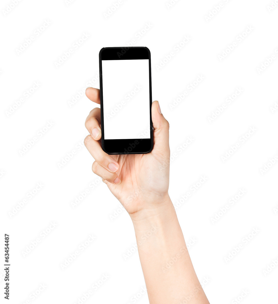 Touch screen mobile phone, in hand Touch screen mobile phone, in hand