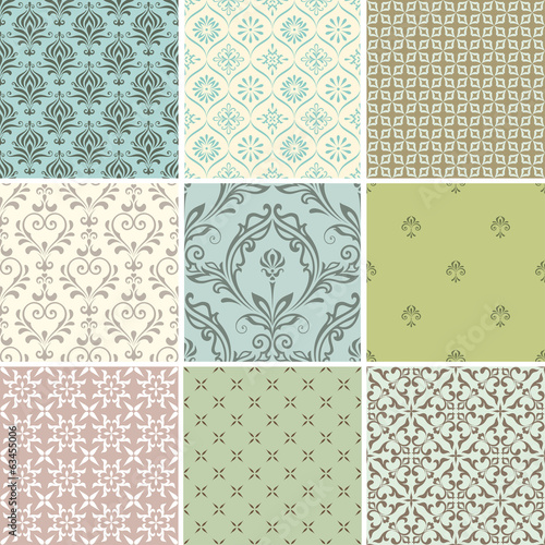 Damask Seamless Patterns