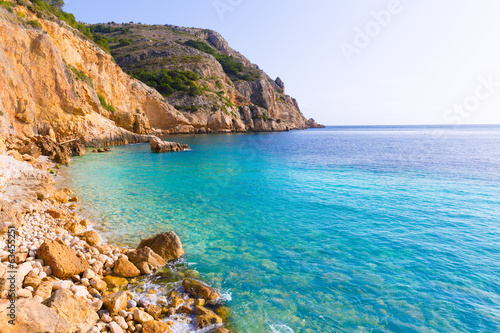 Fototapeta Naklejka Na Ścianę i Meble -  Javea Xabia Playa Tango beach in Alicante Spain
