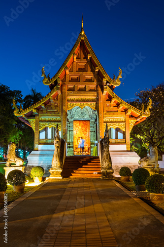 Wat Phra Singh Woramahaviharn in Chiang Mai