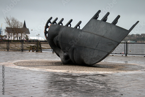 Obraz na płótnie Cardiff Bay w salonie