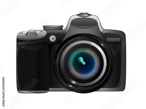 isolated own design camera ready to snapshot vector