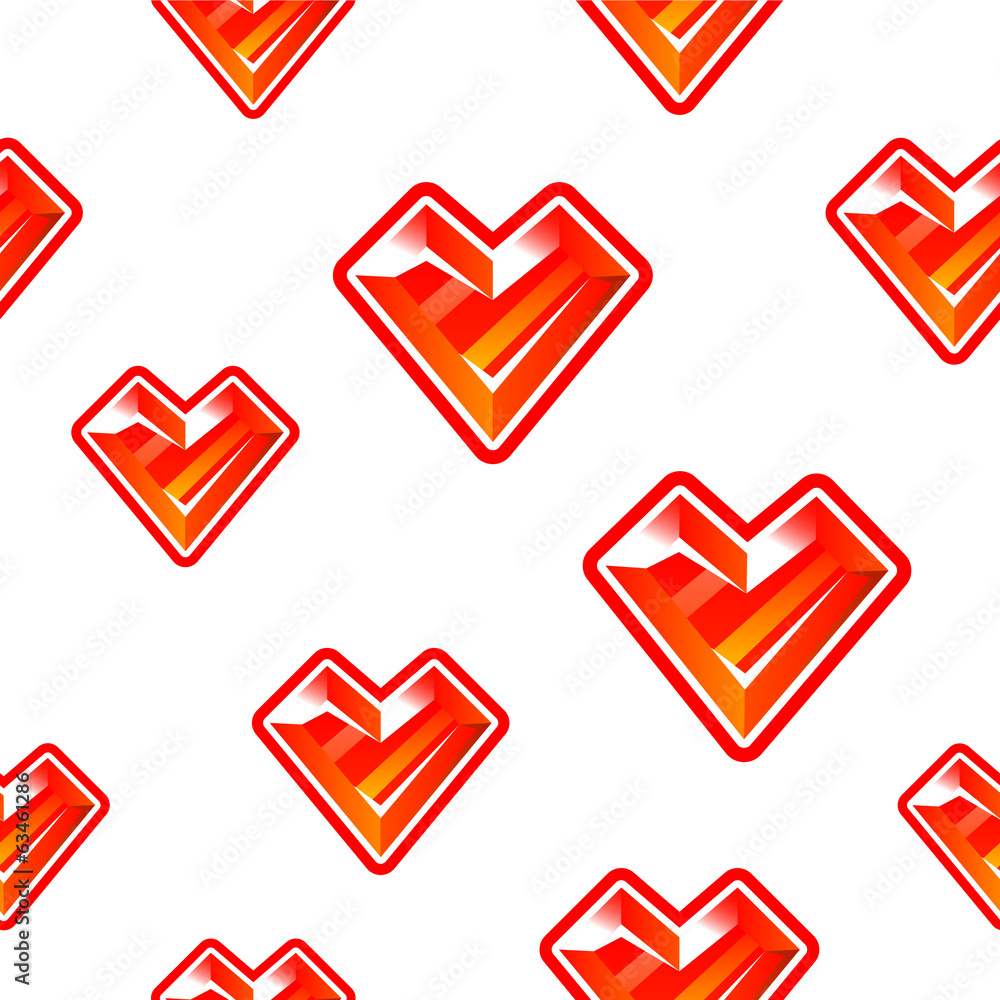 Heart diamond background Heart diamond background
