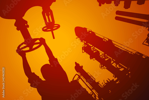 Oil refinery