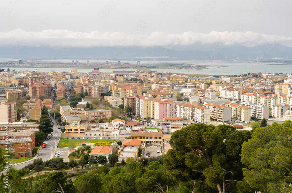 Sardegna, Cagliari, veduta del quartiere di San Michele Sardegna, Cagliari, veduta del quartiere di San Michele