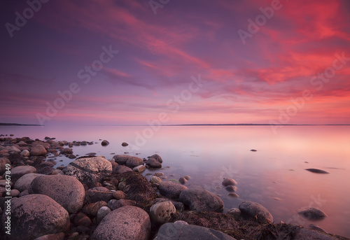 Colorful sunset, Sweden © Henrik Larsson