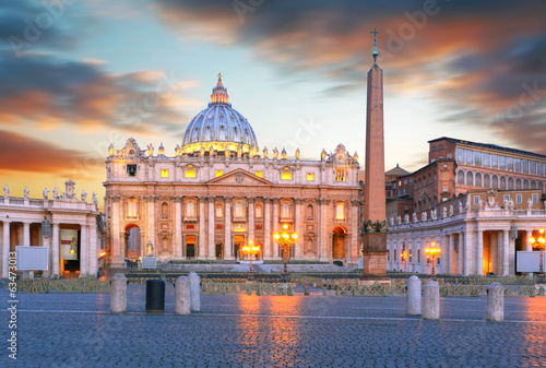 Saint Peter's square, Vatican City photo