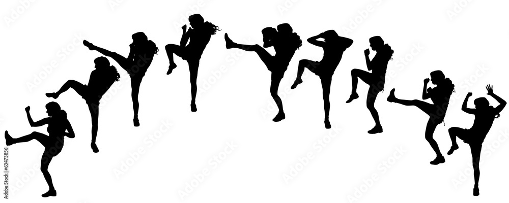 Vector silhouette of a people. Vector silhouette of a people.