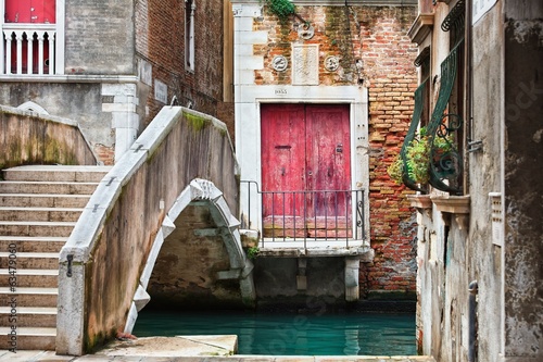Deatil old architecture in Venice © pitrs