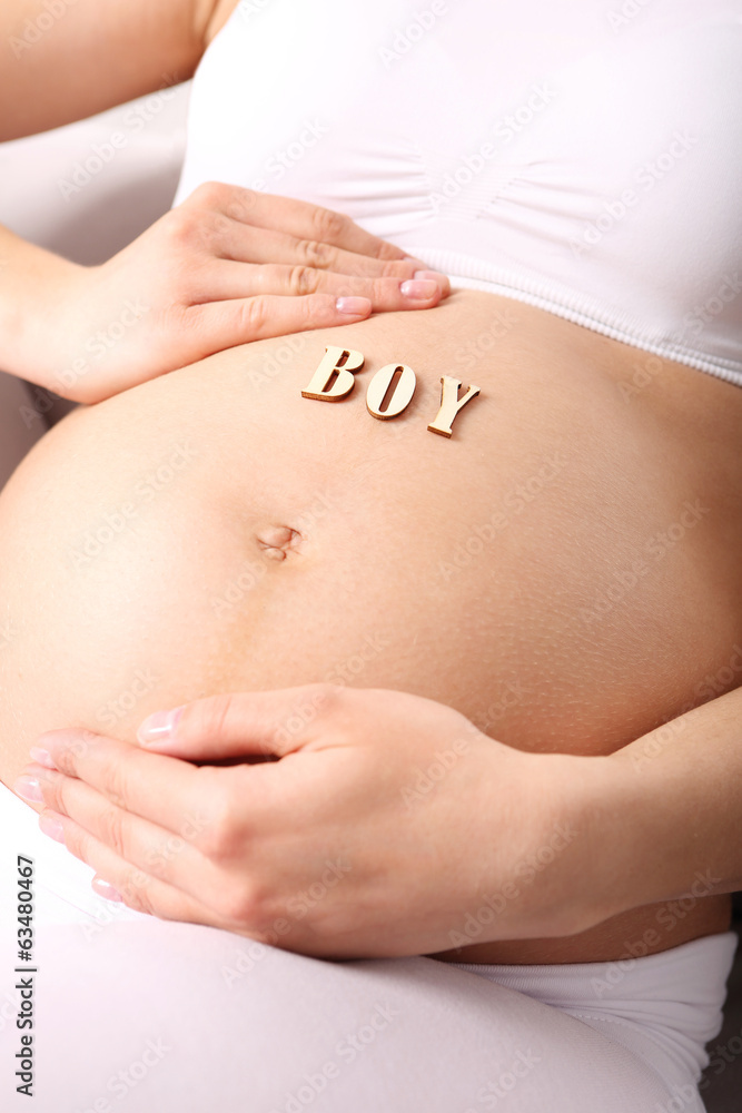 Zaawansowana ciąża - obrazy, fototapety, plakaty 