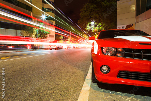 Sport luxury car.