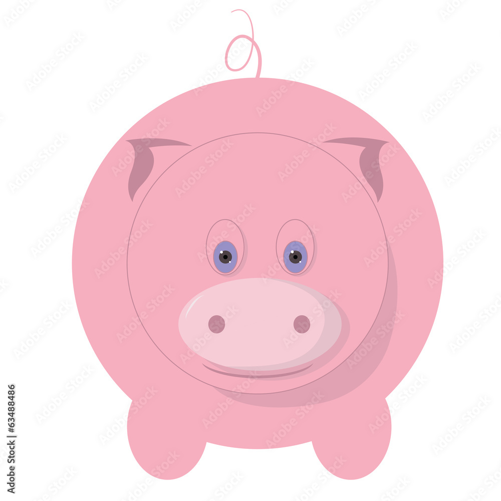 Fototapeta premium Cartoon pig