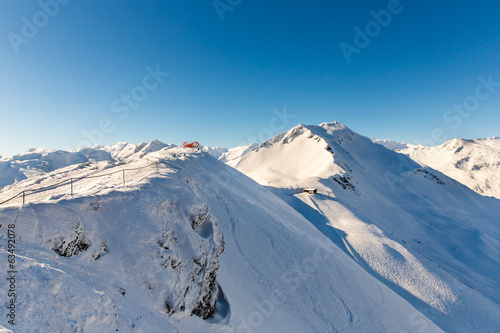 Ski resort Bad Gastein in winter snowy mountains, Austria © vitmark