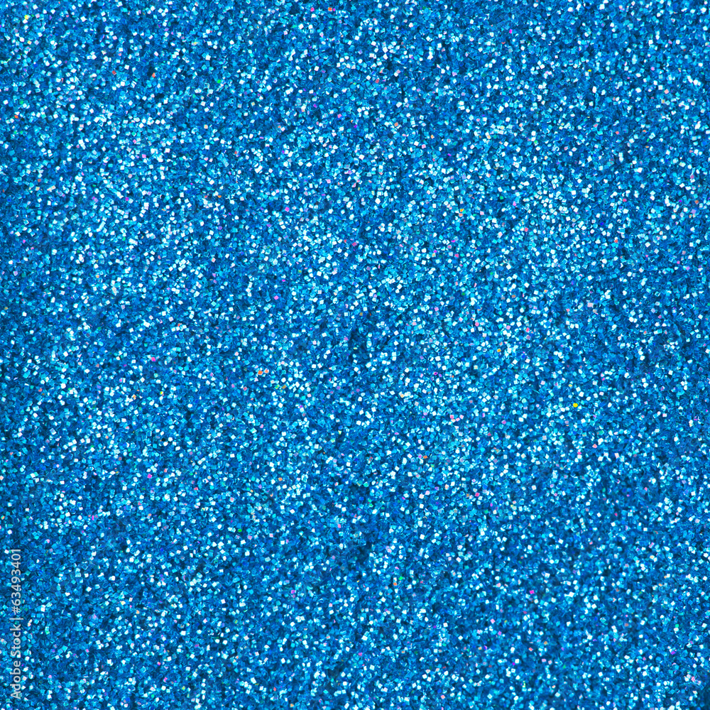 blue glitter makeup powder texture