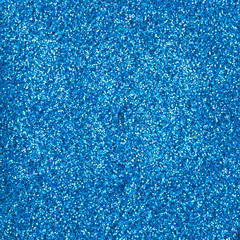 blue glitter makeup powder texture