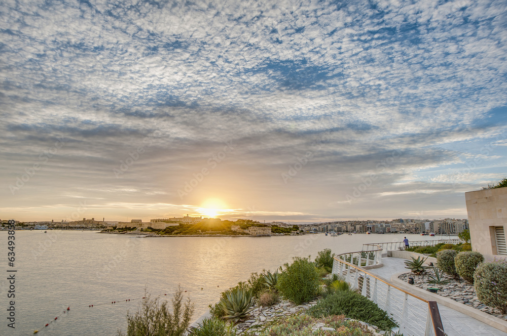 Manoel Island in front of Valletta, Malta Stock Photo Adobe Stock