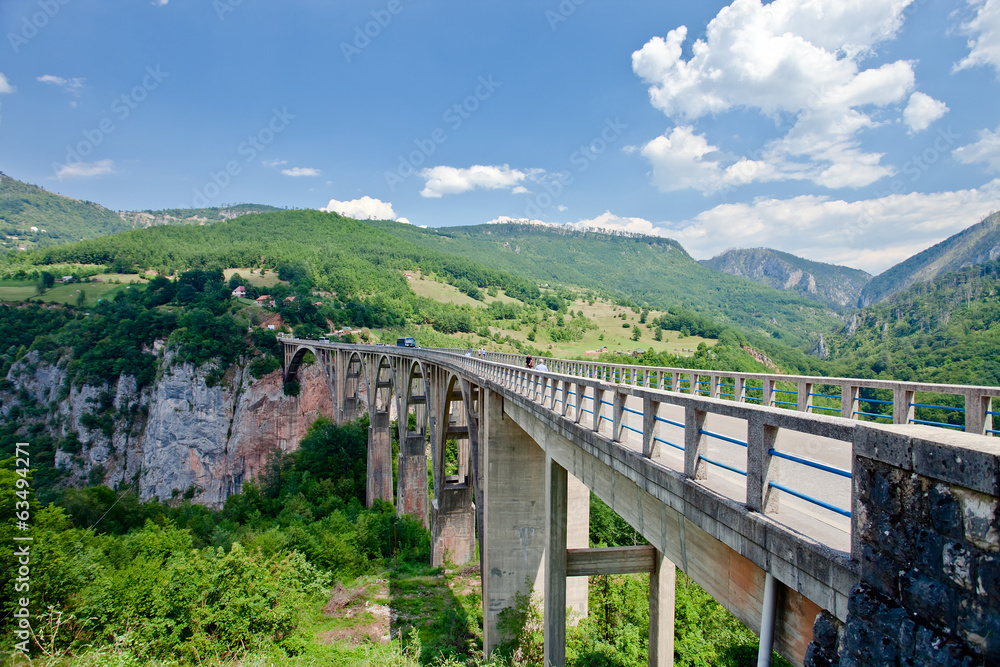 The highest bridge in Europe.Montenegro .