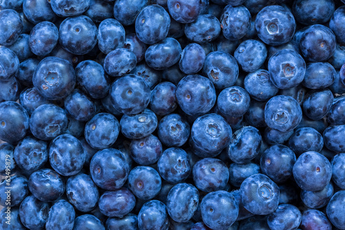 Print op canvas Blueberries