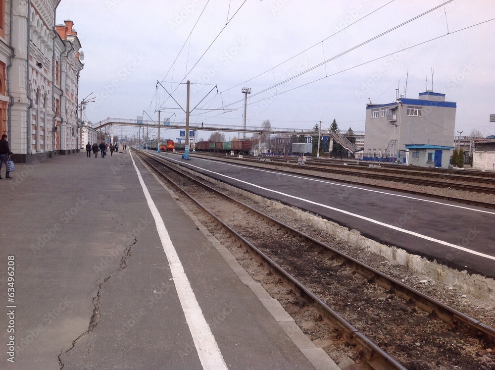 Fototapeta premium железно-дорожный вокзал