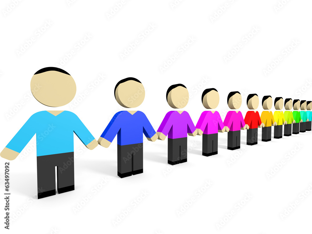 3D people. 3D people.