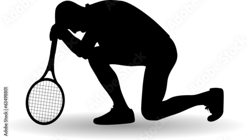 tennis player disappointed