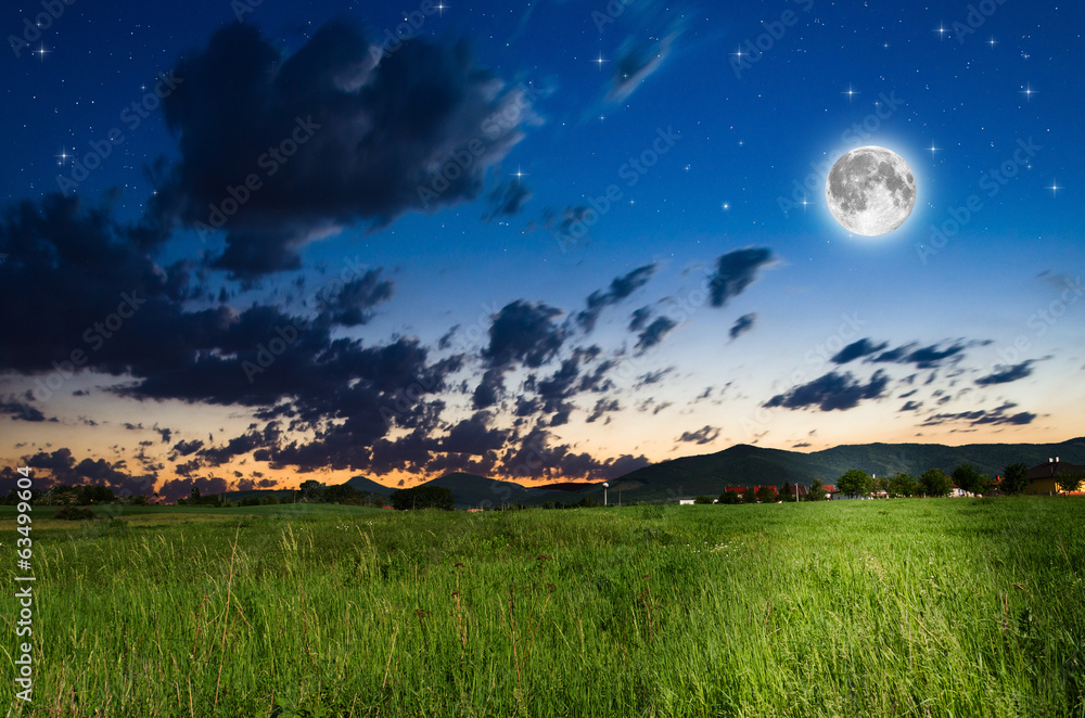 full moon background