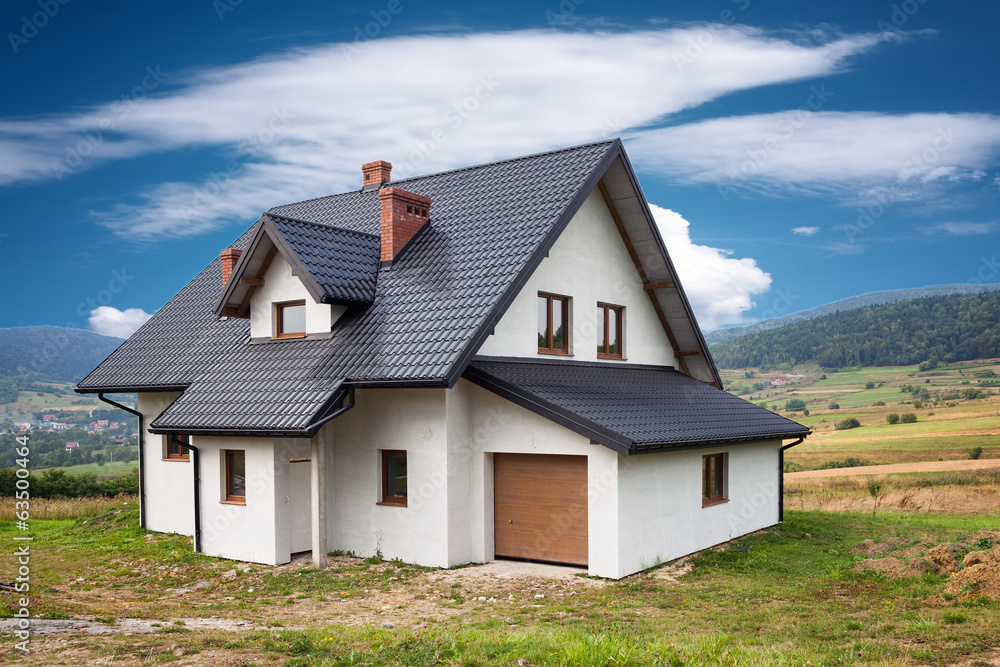 New family house in the mountains New family house in the mountains
