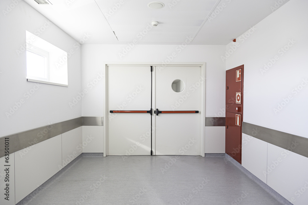 Hall of deep hospital