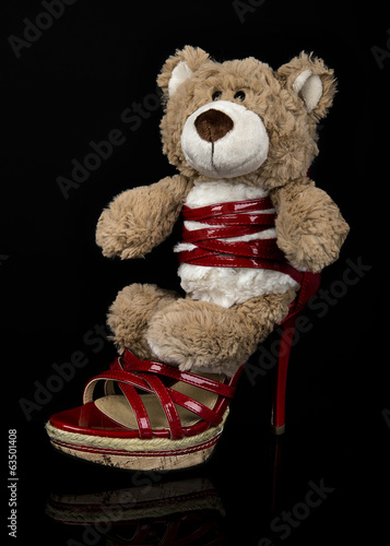 Teddy mit High Heel photo