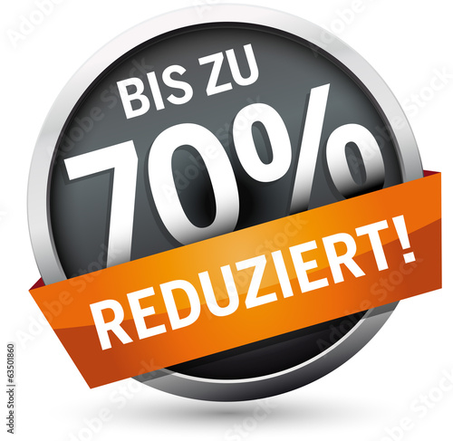 Button bis zu 70 Prozent reduziert