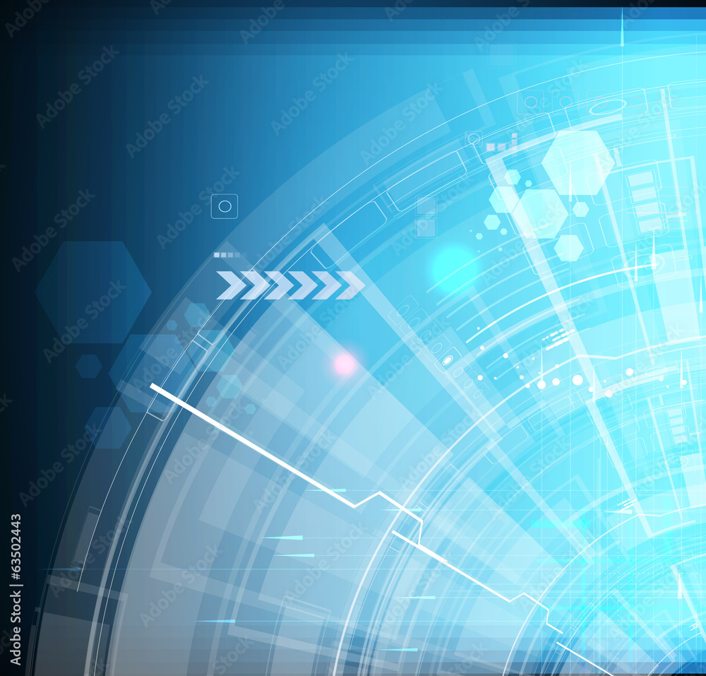 Obraz premium global infinity computer technology concept business background