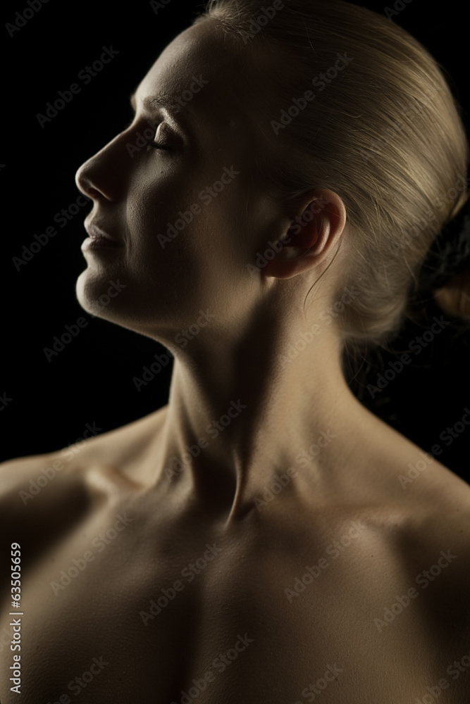 Artistic blond portrait Artistic blond portrait