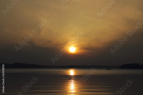 Sunset at Rutland Water.