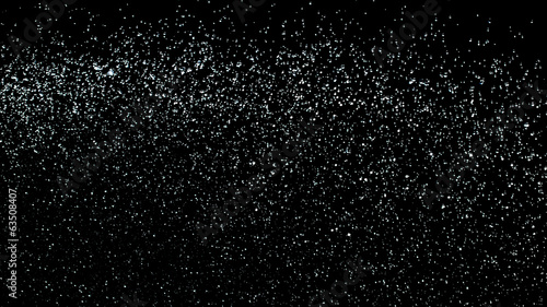 Fotografia Drops of rain on a black background