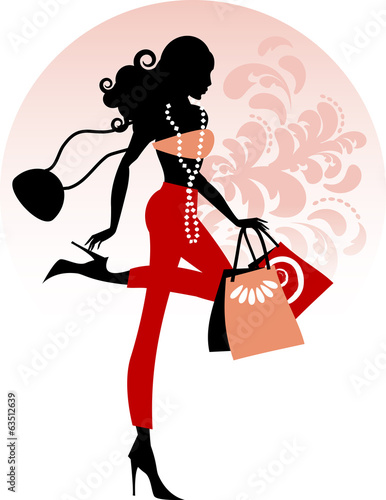 Shopping in leggins