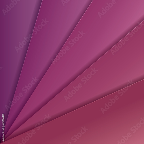 Abstract vector background with purple and pink paper layers