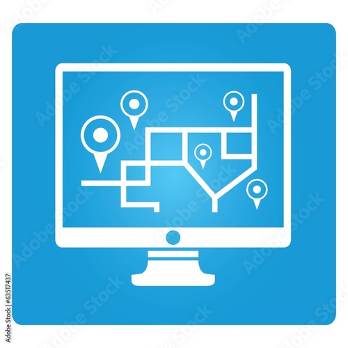 Wallpaper Mural gps monitor Torontodigital.ca